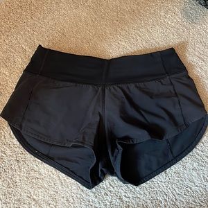 Lululemon Speed Up Shorts 2.5” Black